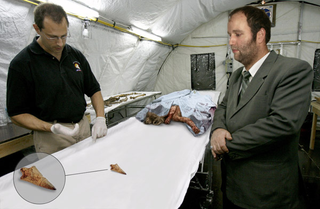 Baltimore Police Department lab technicians were shocked by the relatively good condition of the arrowhead.